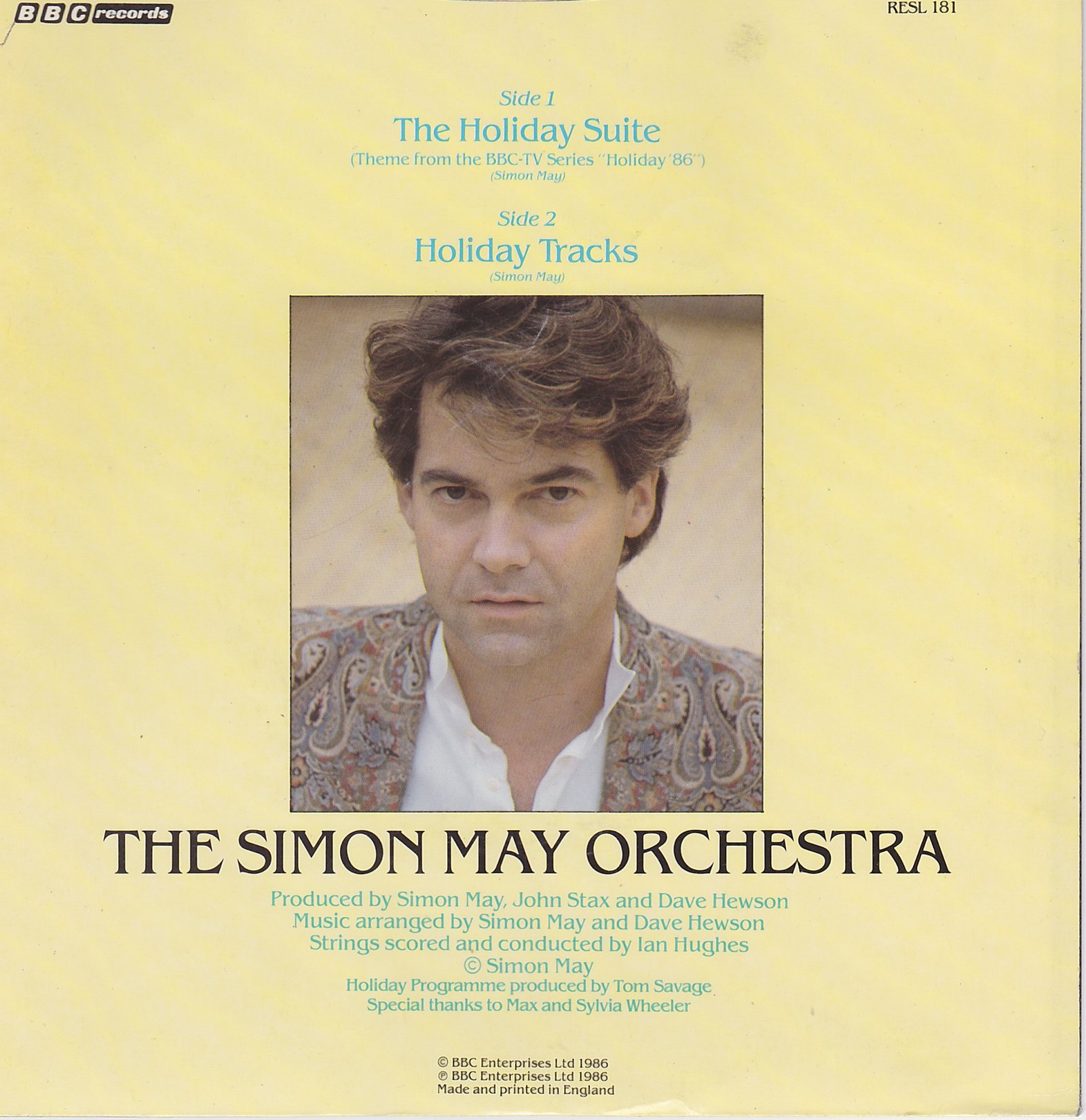 Back cover of RESL 181